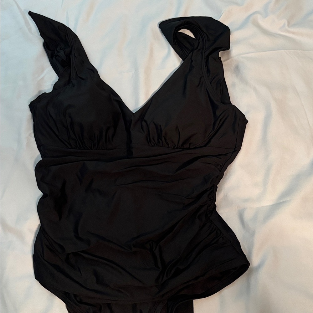 DKNY Black Women's One Piece Swimsuit